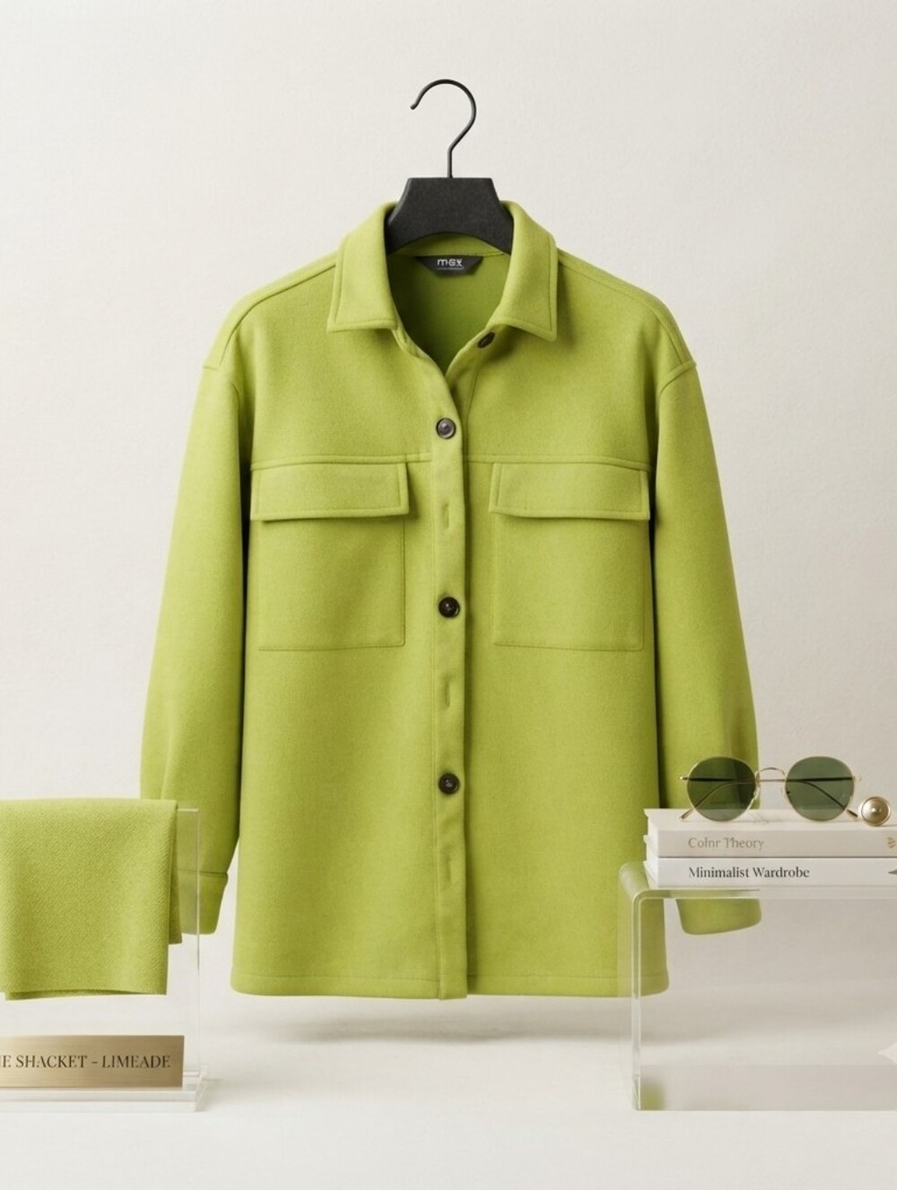 Lime Green Overshirt Jacket